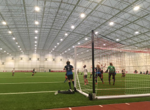 The indoor facilities in Treforest in use.