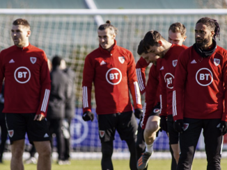 Wales team training