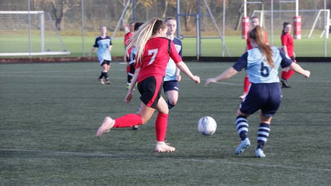 USW Women's 2nd 2-0 Gloucestershire Women's 2nd at USW Sport Park 27th November 2019 - Photo credit Ben Thomas